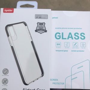 IP XR phine case and protector set